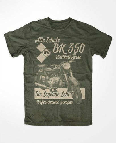 Ifa 350 zschopau shirt - bk,