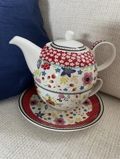 The Caravan Trail “Tea for One” Set by Churchill Tea Pot, Cup & Saucer