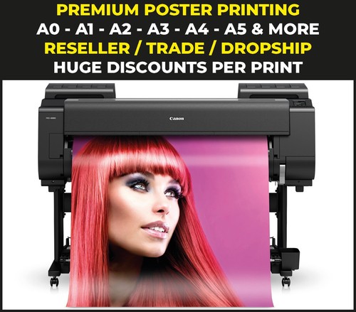 Poster printing gloss - gloss, satin