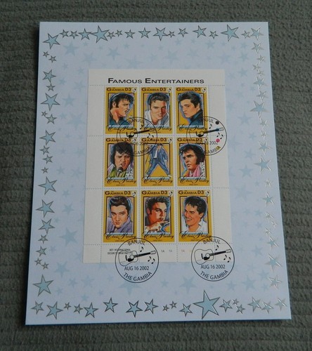 Elvis presley stamps famous - presley,