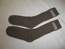 VANS  Ribbed Crew Socks Brown