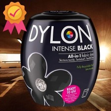 350G Intense Black Dylon Machine Dye Pod Powder Fabric Wash For Colour Clothes