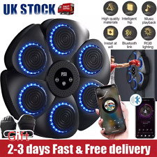 Smart Punching Boxing Electronic Music Machine Home Training Bluetooth With LED