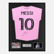 Framed Lionel Messi Signed