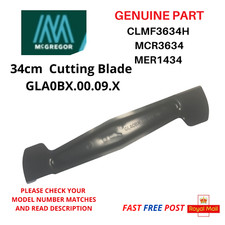 McGregor MER1434 Lawnmower Cutting Blade GLA0BX.00.09.X FAST POST