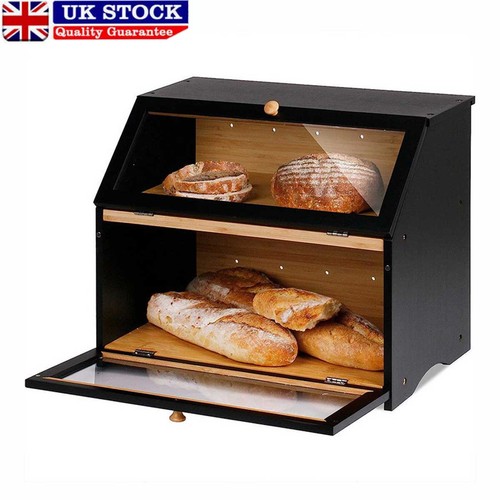 Bamboo bread bin - bamboo,