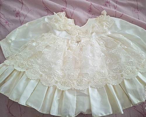Vintage christening gown - christening,
