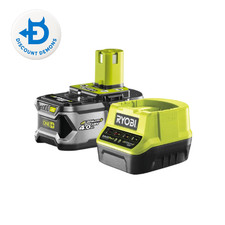 Ryobi 4Ah Battery RB18L40 and 2ah Charger 18v