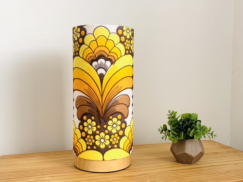 Flower power cylinder wooden - cylinder,