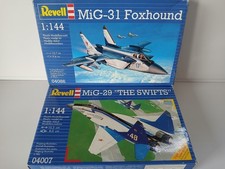 Revell MiG-31 and MIG-29 1:144