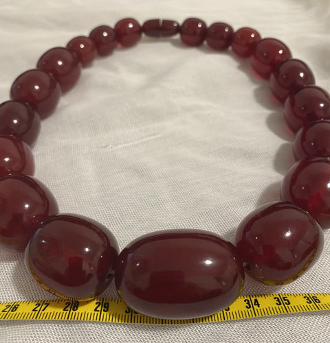 Cherry amber necklace choker - cherry,