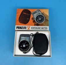 Vintage Prinz Prinzlite V TK-72 Camera Light Exposure Meter In Box With Case