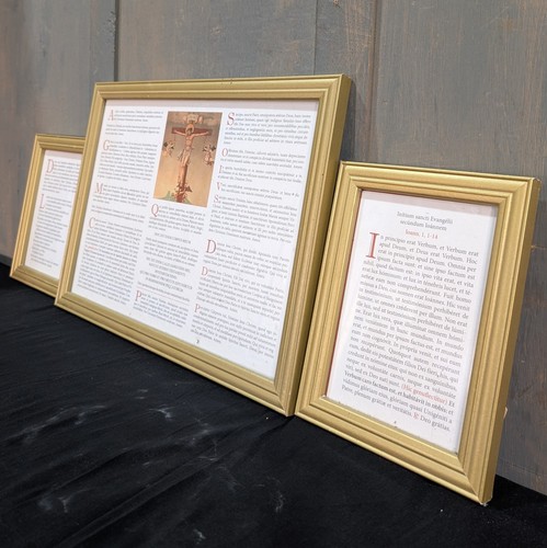 Set framed latin - 3,