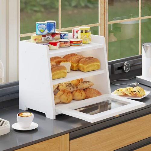 Kitchen countertop bread - bread, box