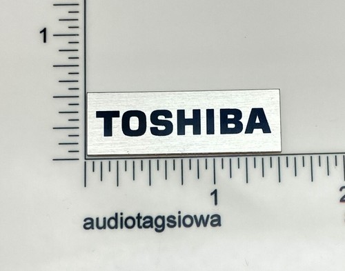 Toshiba turntable badge - toshiba,