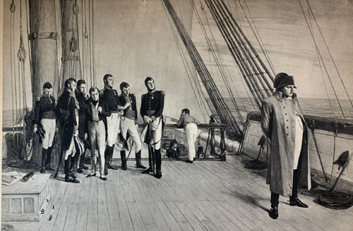 The surrender napoleon to - of,