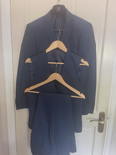 Next Men’s 3 Piece Suit Blue/Black shine, Nice Condition very Smart looking Suit