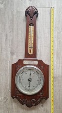 LARGE ANTIQUE WALL BAROMETER
