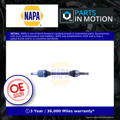 Drive shaft front - drive,