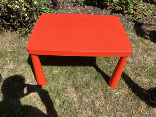 Ikea mammut red oblong - ikea,