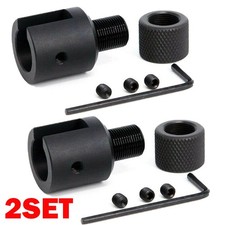 2-Set For Ruger 10/22 Muzzle Brake Adapters 1/2x28 5/8x24 .223 Thread Protector