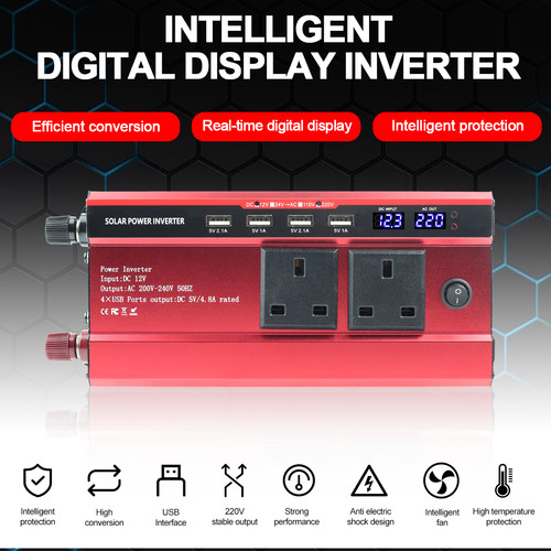 Peak power inverter 12v to - dc,