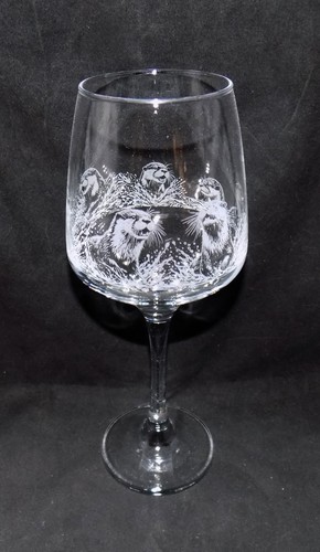 New engraved otter stemmed - 'otter',
