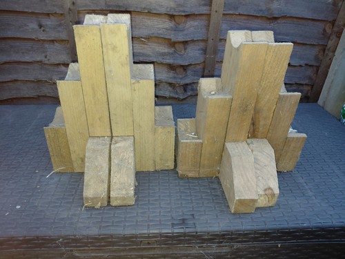 Sets wooden jump wings - 2, x