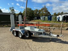 Brian James Digger Plant Trailer 2.8 x 1.3M ( 9.1ft x 4.2ft ) 2700KG with Skids✅