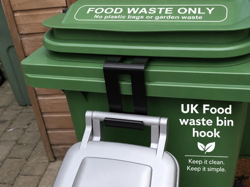 Outdoor food waste caddy hook - outdoor,