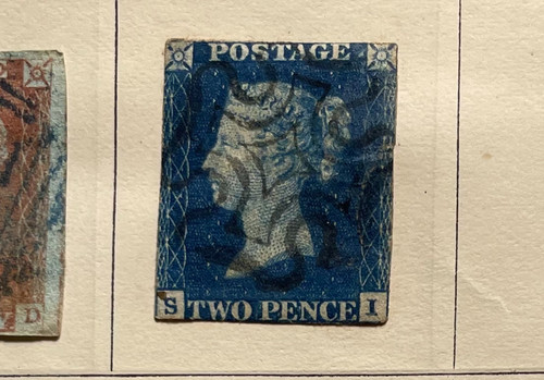 Penny blue stamp - penny,