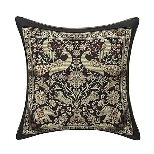 Brocade throw pillow cover - brocade,