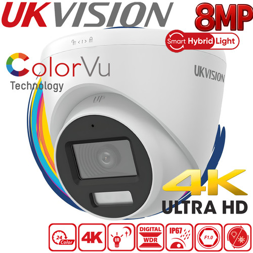 Hikvision 8mp colorvu cctv - hikvision,