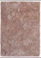 Glamour Shimmer Shaggy Rugs in Blush 60x120 cm