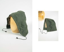 Burberry London Wax Olive Nova Check Hood One Size