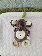 RARE RETIRED MANHATTAN TOY MY SNUGGLY ELLIE ELEPHANT PLUSH SENSORY COMFORTER VGC