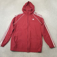 Adidas Mens Jacket Large Red