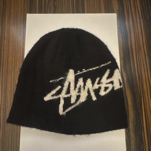Stussy basic logo beanie hat - logo,