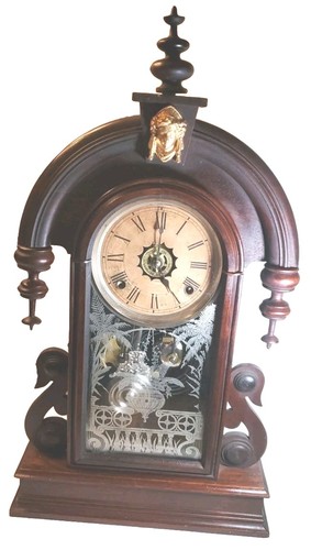 Antique ansonia mantle - antique, parlor