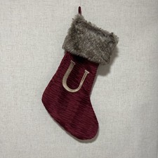 Burgundy Christmas Alphabet