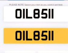 OIL 8511 Ageless Car ? Registration Number