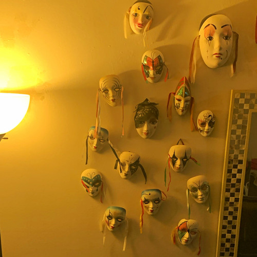 Vintage venetian masquerade - venetian,
