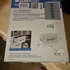 ClosetMaid SS1610-DR-M SuiteSymphony 16 x 10 Inch Tall Modern - White Timber