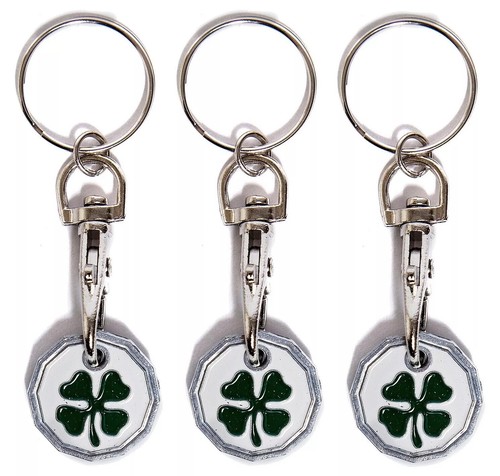 Coin token shamrock keyring - 2x,