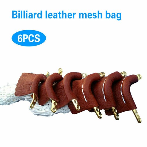 6pcs leather billiard pool - 6pcs,