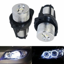 2x For BMW 3 E90 E91 Angel Eyes Halo LED Marker Lights Bulbs Canbus Error Free