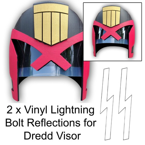 Cosplay dredd helmet visor - cosplay,