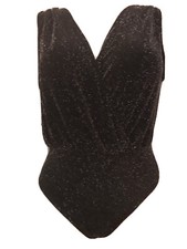 LADIES  STRAP SLEEVELESS STRETCH BODYSUIT LEOTARD 10 Black