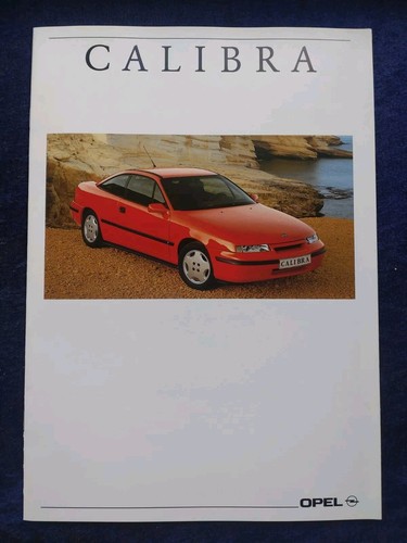 Opel calibra brochure 1992 - opel,