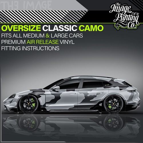 Universal car camo decal - universal, kit
